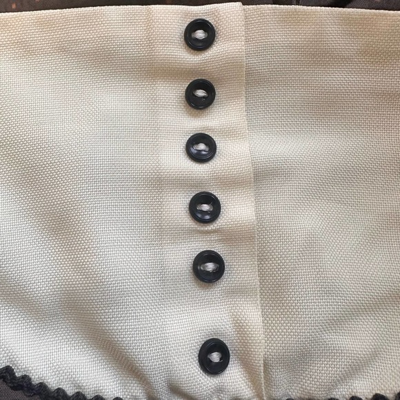 Candy Jones California 50's 60's Vintage Greyish Brown Day Dress sz XS/0 - Picture 14 of 15